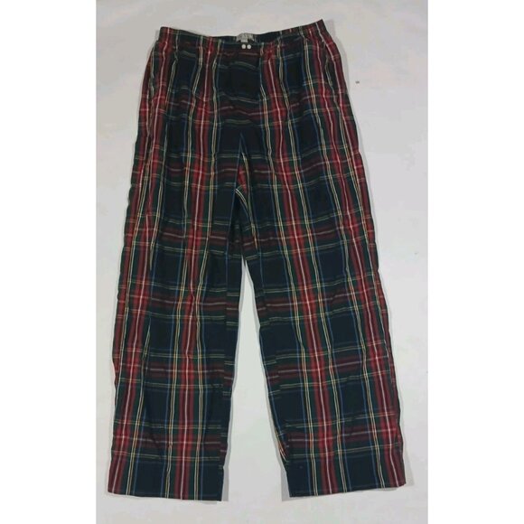 J. Crew Pajama Pants Stewart Tartan Cotton Poplin - Picture 1 of 8
